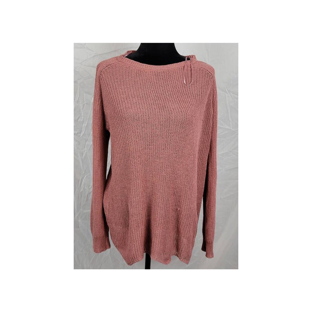 Zenobia Pink Long Sleeve Shirt Women's 2XL